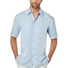 Cubavera Mens Paneled Button Up Shirt Mens Apparel Free