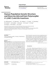 pdf human potion genetic structure