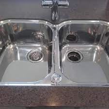 buffing stainless steel sink old 2