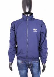 Details About Adidas Oldschool Mens Jacket Dark Blue Size L