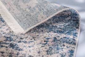 Manhattan vintage teppich von morgenland teppiche in blau, 290 x 200 cm aus viskose. Orient Vintage Designer Teppich Schoner Wohnen Mystik Beige Blau Verlauf