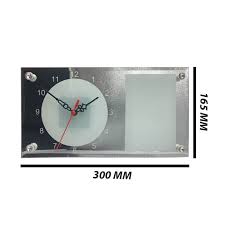 Sublimation Glass Mirror Wall Clock