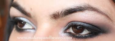 silver smokey eye makeup tutorial