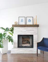 Marble Fireplace Makeover