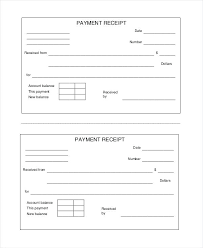 Payment Receipt Template Free Word Sample Letter Paid Of