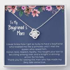 mom necklace gift for boyfriend s mom
