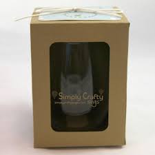 Large Stemless Wine Glass Box Svg File