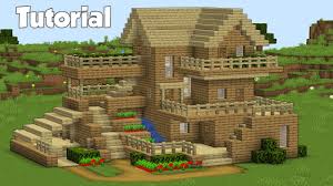 Wooden houses are extremely versatile, easy to gather materials for, and can be created to suit your minecraft needs. Minecraft How To Build A Wooden House Easy Survival House Tutorial Youtube