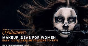 halloween makeup ideas for women easy