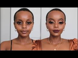 short hair makeup for black women