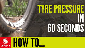 Properly inflated bike tires conform to bumps and absorb shocks. How To Set Mtb Tyre Pressure In 60 Seconds Youtube