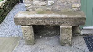 yorkshire stone bench olde school