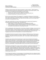 Resume CV Cover Letter  sample resume profile statements     sample resume format