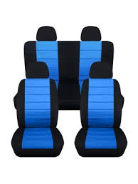 2 Tone Car Seat Covers W 4 2 Front 2