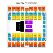 Macon Centreplex 2019 Seating Chart