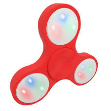Fidget Spinner Tri Spinner Glow In The Dark Led Light Up High Speed Cool Edc Finger Toy Party Supply Factory