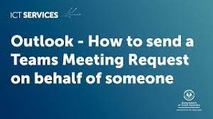 outlook how to send a teams meeting