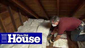 to insulate an attic with fibergl