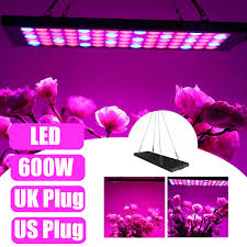 600w Led Grow Light Hydroponic Full Spectrum Indoor Plant Veg Flower Panel Lamp Ac85 265v Sale Banggood Com