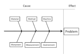 Fishbone Cause And Effect Or Ishikawa Diagram Pm Study