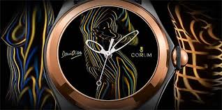 La Cote des Montres: The Corum Heritage Bubble Dani Olivier watch -  Abstract and psychedelic nudes