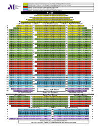 Seating Chart Mayo Performing Arts Center