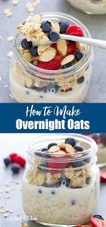 Monitor nutrition info to help meet your health goals. Easy 4 Ingredient Overnight Oats Recipe A Secret Ingredient Makes This Overnig Overnight Oats Recipe Easy Low Calorie Overnight Oats Overnight Oatmeal Healthy