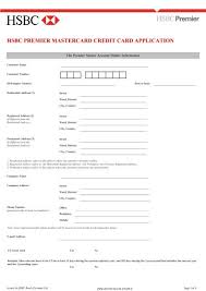 Check spelling or type a new query. Hsbc Premier Mastercarda Credit Card Application Form