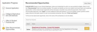 # 1, 2021 (date received). Scholarships Department Of Sociology Iowa State University