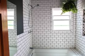 black and white bathroom remodel