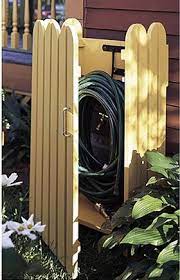 garden hose hider woodworking plan