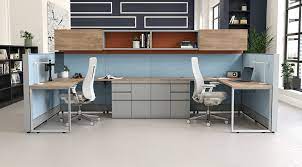 Industrial style is an appealing choice for the home office. Cubicles With An Industrial Feel Industrial Style Office Furniture Industrial Style Office Industrial Office Furniture