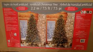Costco 7 5 Artificial Pre Lit Christmas Tree Unboxing And Review