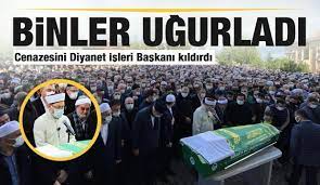 Ahmet Tomor Hoca'yı binler uğurladı! Cenazesini Diyanet İşleri Başkanı  kıldırdı