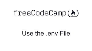 the env file basic node and express