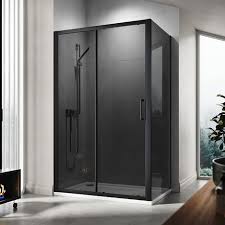 Elegant 1000mm Shower Enclosure Black