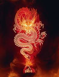 chinese red dragon wallpapers