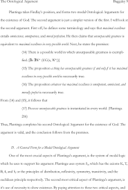 the ontological argument for the existence of god pdf he then claims that unsurpassable greatness is equivalent to maximal excellence in every possible world 10 the ontological argument