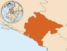 Показываем на карте, где находится черногория. Voz Chernogoriya