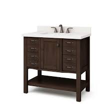 And they come in a variety of styles that match our bathroom cabinets and mirrors for a coordinated look. Bathroom Vanities Single Sink Layjao