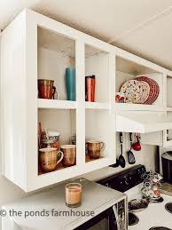 open shelves in kitchen how to create