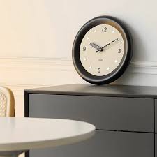 Round Minimalist Cream Style Wall Clock