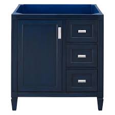 Transform your contemporary bathroom with a beautiful driftwood vanity from builders surplus kitchen & bath cabinets. Home Decorators Collection Channing 30 In W X 21 1 2 In D Bath Vanity Cabinet Only In Royal Blue Cgbv3022d The Home Depot