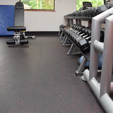 rubber gym flooring material options