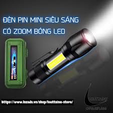 Đèn pin siêu sáng đèn pin mini tích điện sạc usb bóng led xpe cob có zoom  chống nước cầm tay chuyên dụng | Đèn pin đội đầu