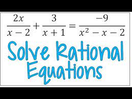 Solving A Rational Equation With An