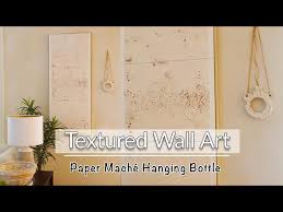 Diy Abstract Wall Art Paper Mâché