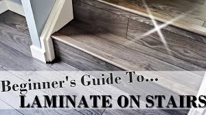 how to install laminate on stairs