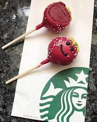 Strawberry Cake Pops Starbucks gambar png
