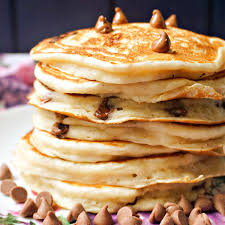 banana chocolate chip pancakes my